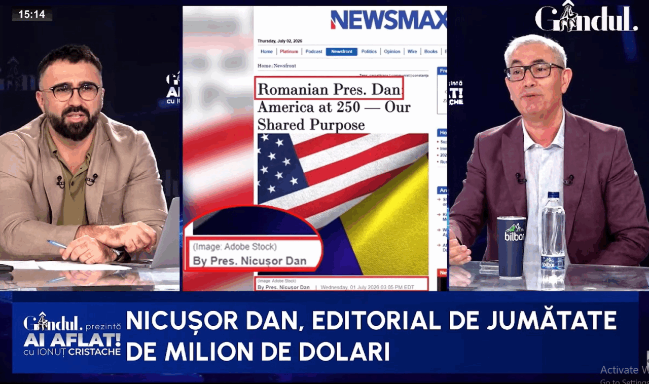 Doru Bușcu critică debutul ca editorialist al lui Nicușor Dan în presa trumpistă: Este un text ieftin