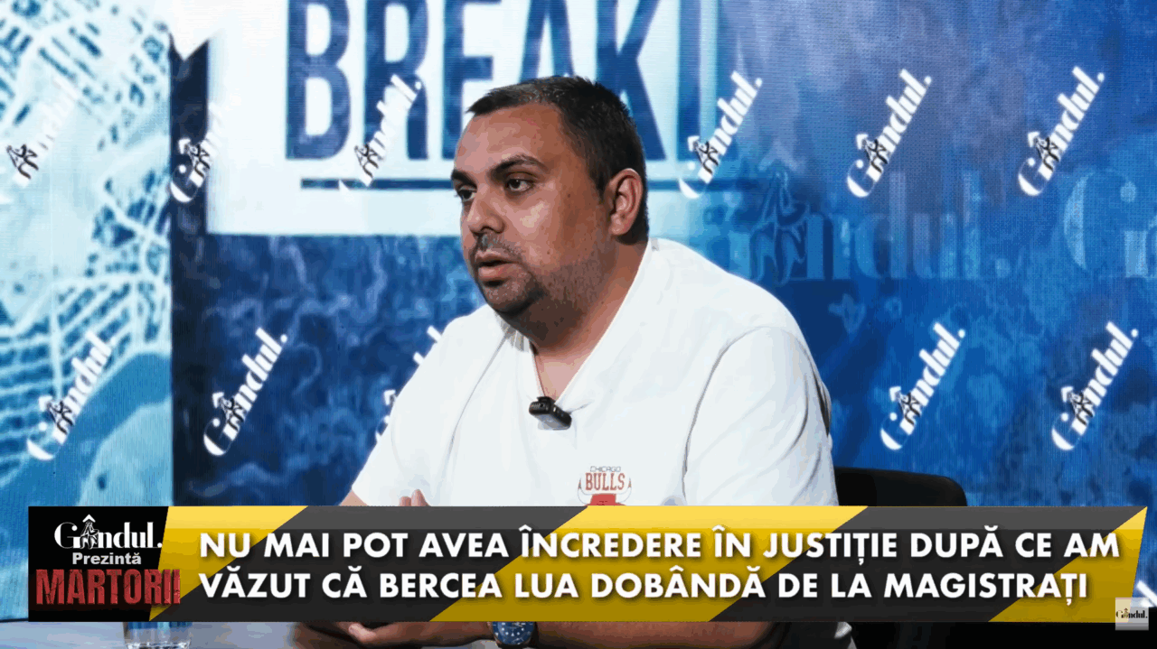 Bărbatul atacat cu acid la Slatina acuză influența lui Bercea Mondialu în justiție: „Le dădea bani cu dobândă magistraților, avocaților și procurorilor, ca să-i aibă la mână”