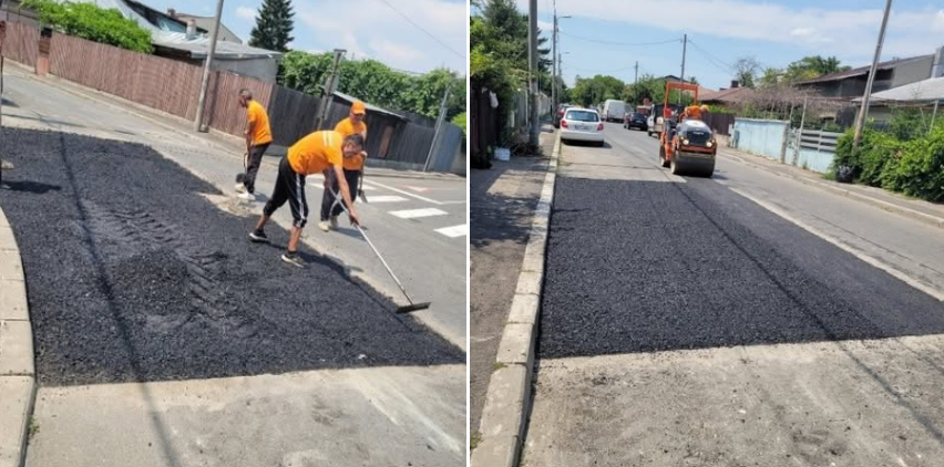 (P) Infrastructură Sector 5: Se continuă intervențiile pentru îmbunătățirea infrastructurii rutiere
