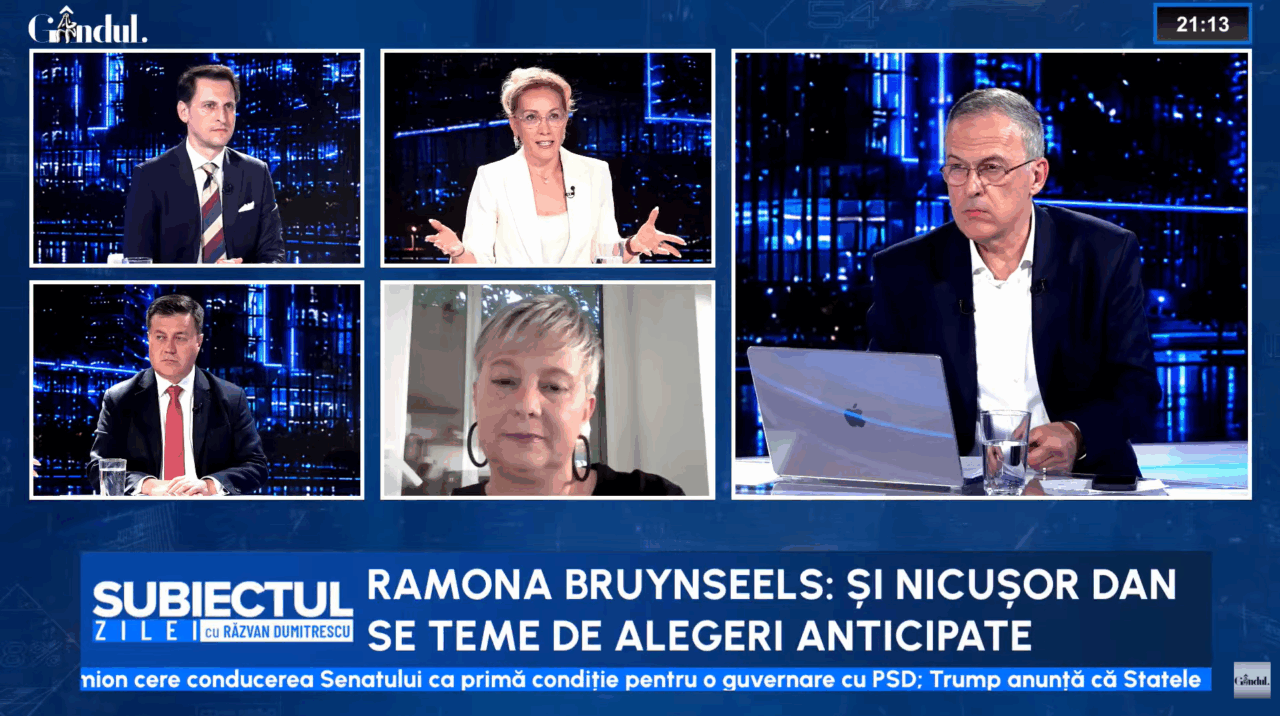 După ce George Simion a cerut președinția Senatului pentru AUR, Ramona Bruynseels spune că putem avea stabilitate doar cu AUR la guvernare