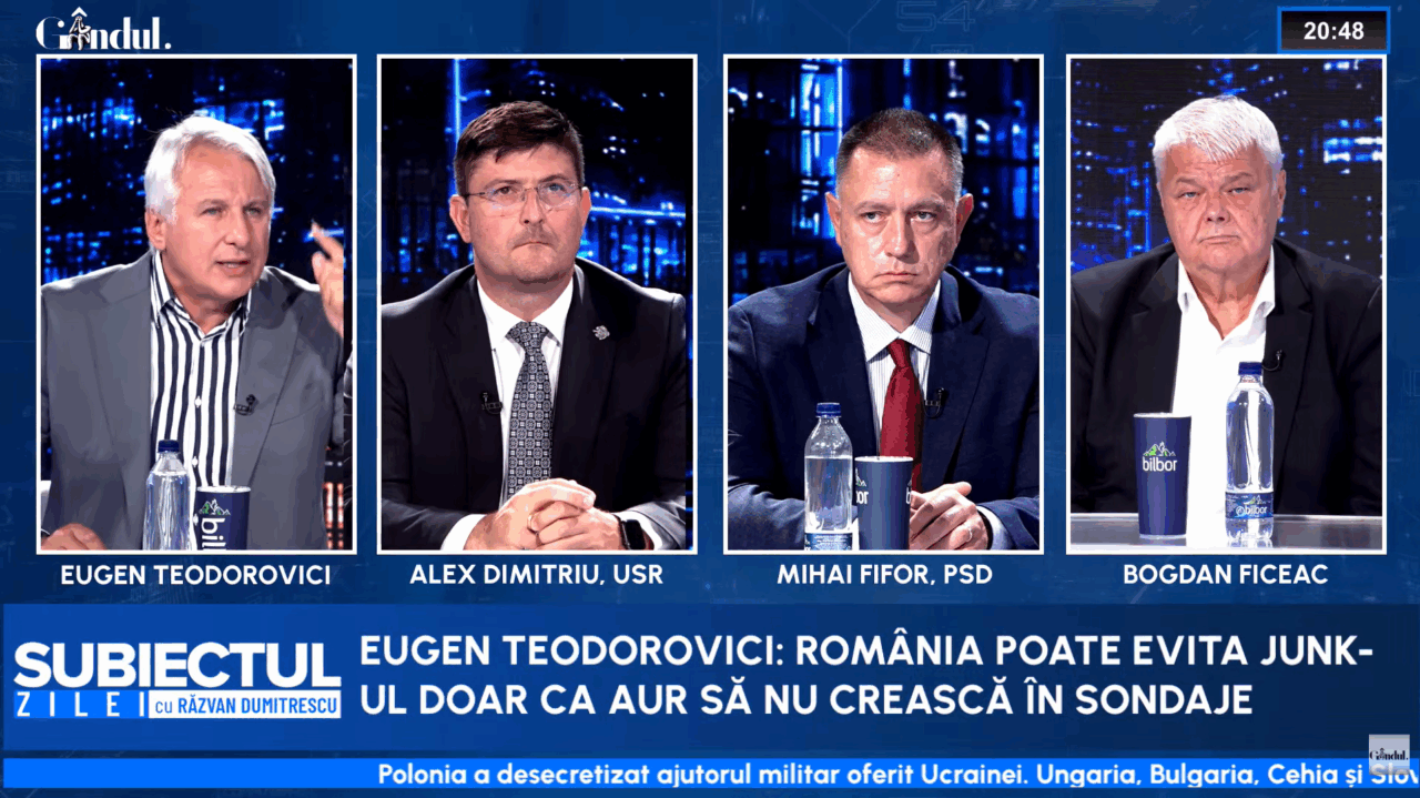 Eugen Teodorovici avertizează, în mijlocul negocierilor cu agențiile de rating, că România le dă acestora motive să ne bage în junk