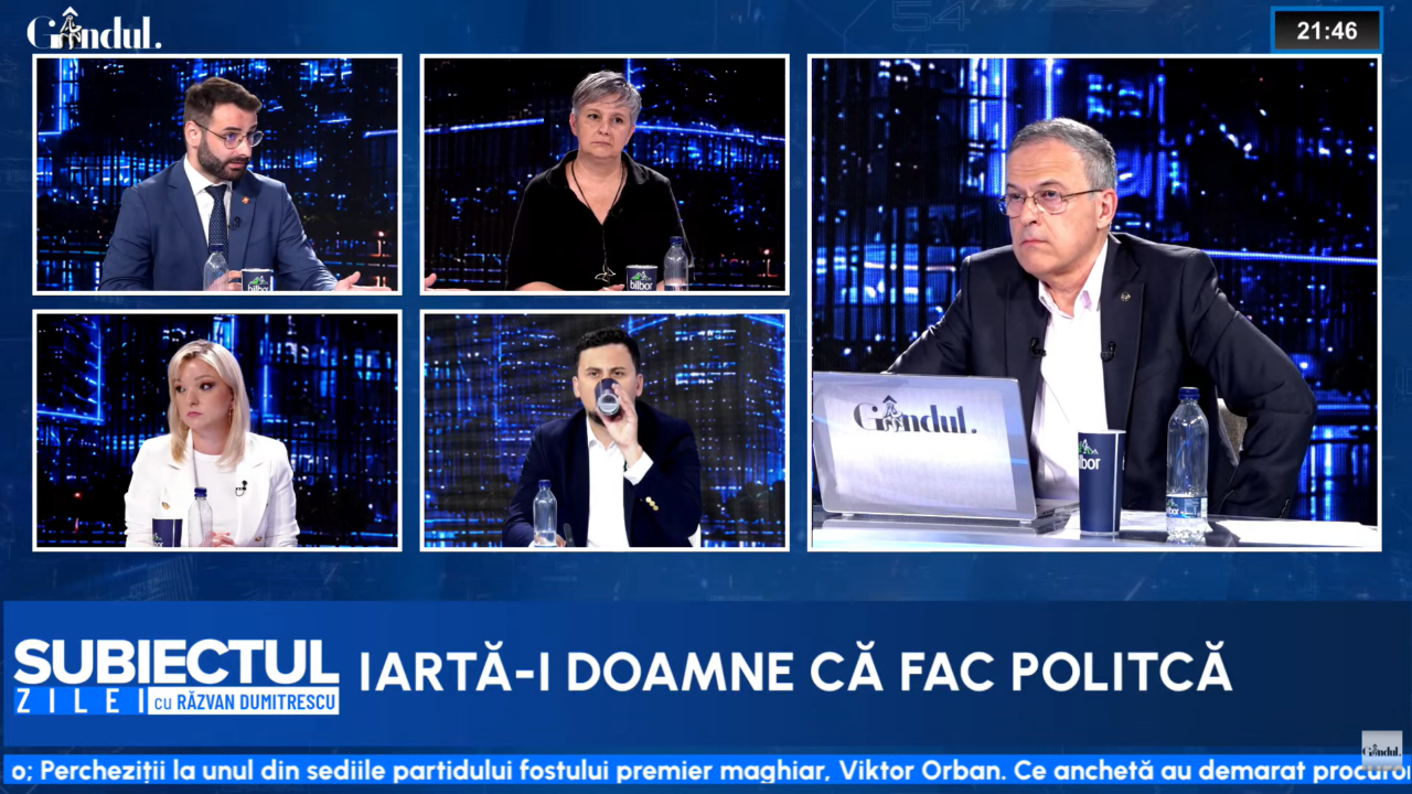 Scandal în platoul emisiunii „Subiectul Zilei”. Lidia Vadim-Tudor și deputatul USR Iulian Lorincz se ceartă pe banii bisericilor