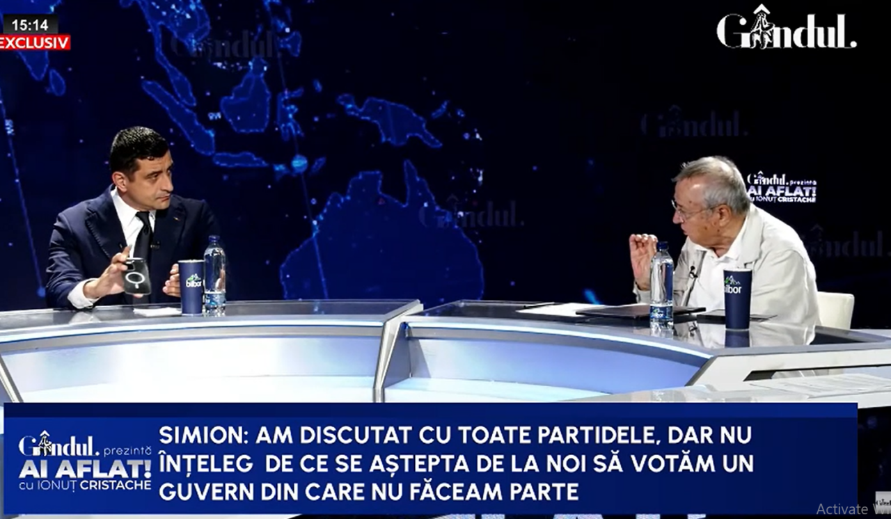 Simion a citit la Gândul scrisoarea primită de la Grindeanu, prin care este invitat să se alăture „comisiei de criză”. Ce i-a răspuns liderul AUR