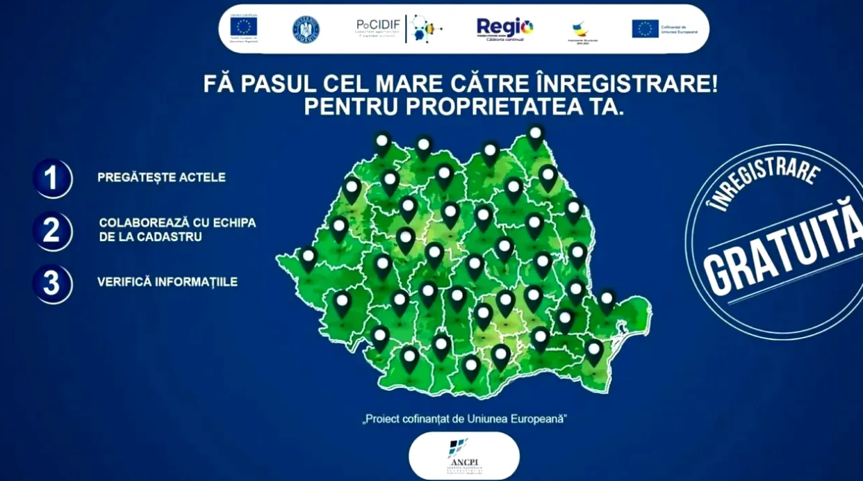În cât timp se face cadastrul într-o localitate și când se deschid noile cărți funciare?