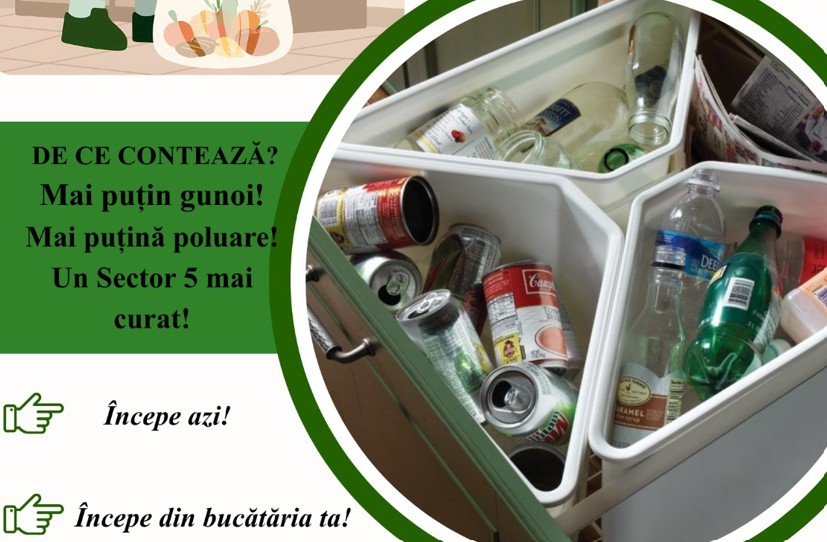 (P) Salubrizare S5. Reciclarea începe în bucătărie