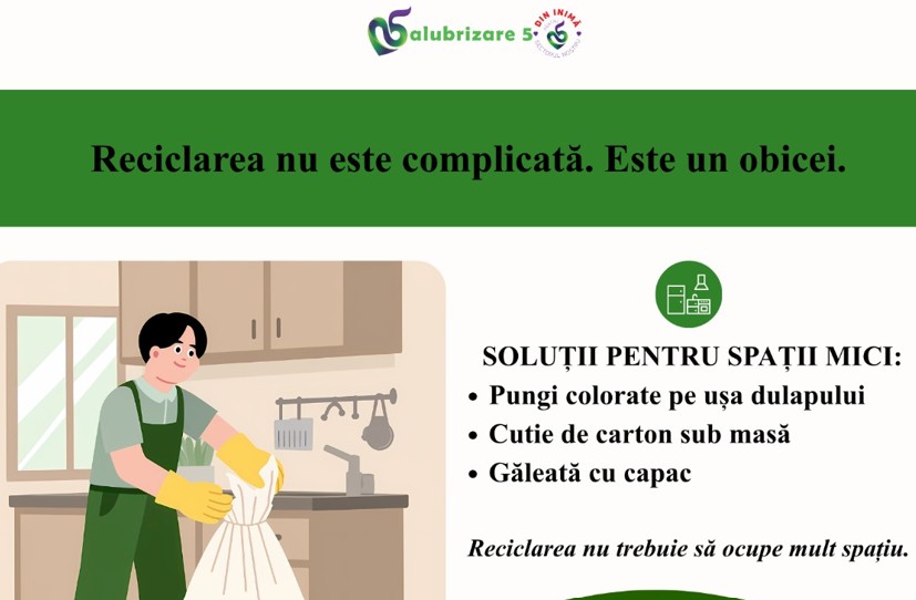 (P) Salubrizare S5. Reciclarea nu este complicată. Este un obicei