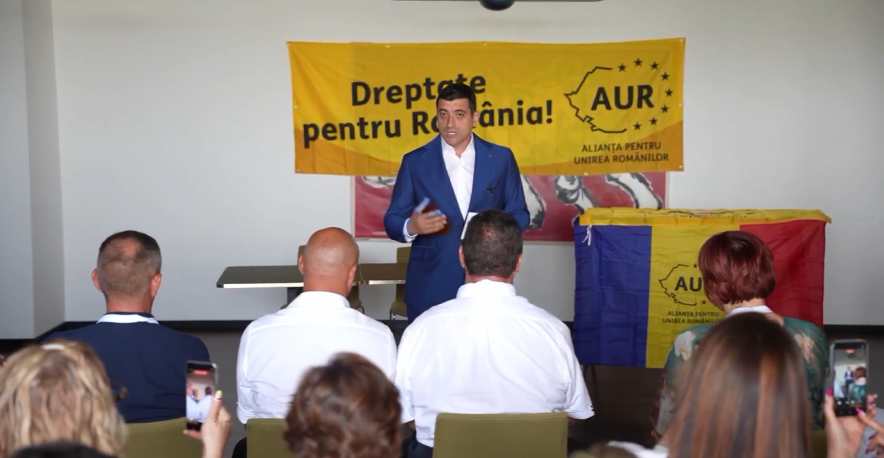George Simion, mesaj din Italia: „Sunt foarte mari șansele să avem alegeri anticipate”