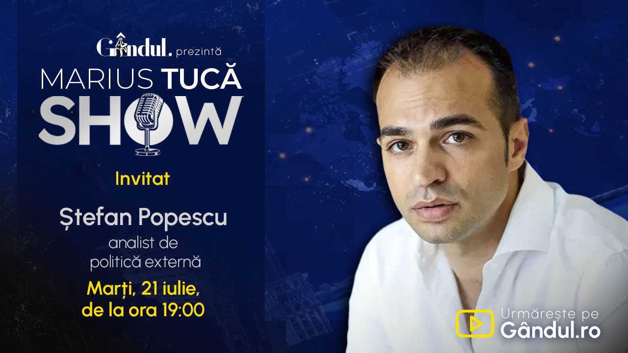Marius Tucă Show: O Oră de Start Incertă, Doi Invitați Anunțați
