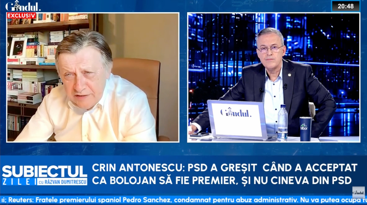 Crin Antonescu atacă toată clasa politică din România „Toți au greșit de când a început criza politică”