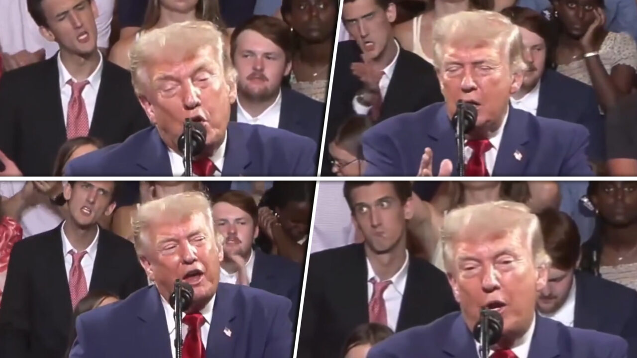 Un american a devenit viral pe rețelele de socializare pentru că l-a imitat pe Trump chiar în spatele lui