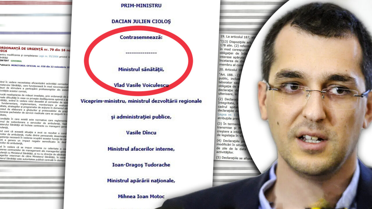 Culmea ironiei. Un OUG semnat de Vlad Voiculescu a dus la scandalul incompatibilităților din USR Timișoara. Cum au ajuns USR-iștii „victimele propriului succes”