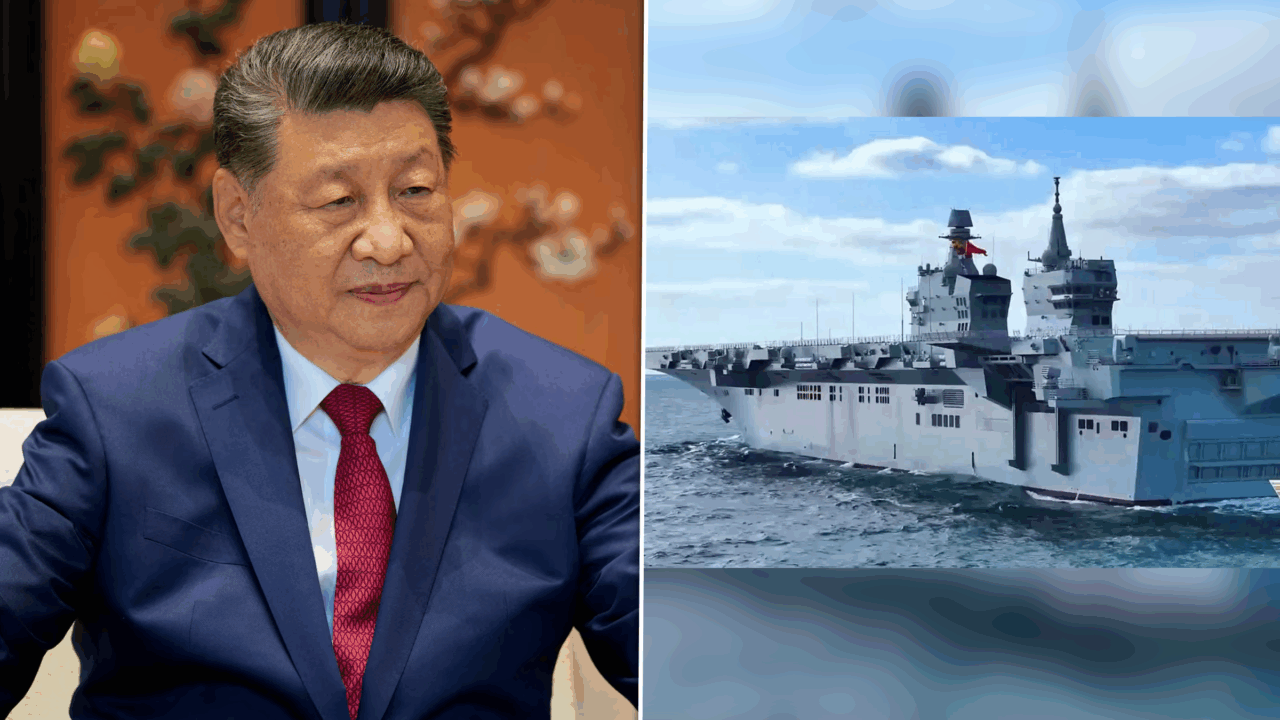 China, o nouă provocare pentru SUA. Nava de asalt amfibiu Sichuan, prima din lume care folosește tehnologia portavion