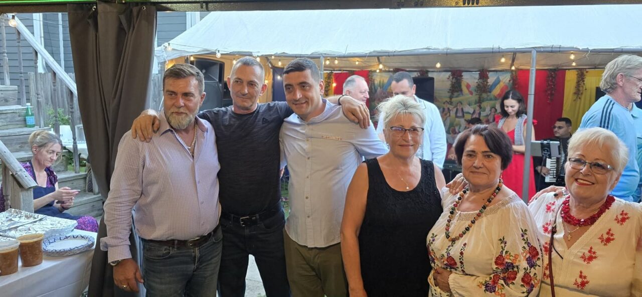 George Simion, alături de românii din SUA: „Să dea Dumnezeu să facem iarăși România mare, puternică, care să primească la sânul ei pe toți feciorii”