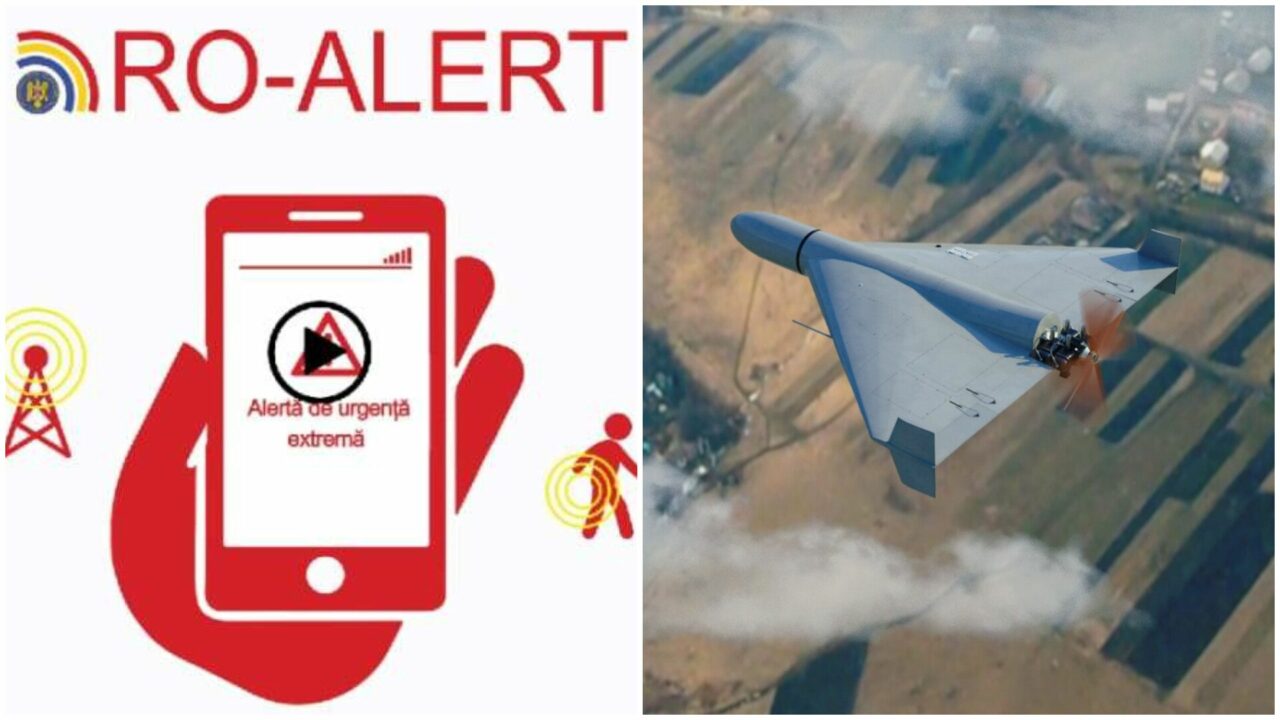 RO-Alert în Tulcea. Țintă aeriană detectată lângă granița cu Ucraina