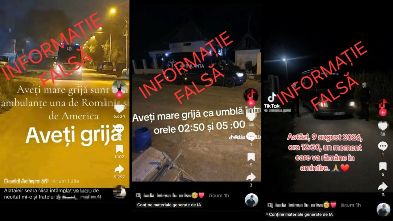 ”Ambulanța neagră” este un fake news. MAI dezminte postările false de pe TikTok. Reacția lui Raed Arafat