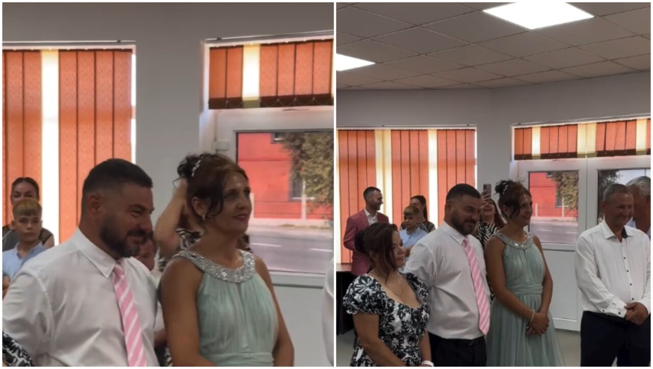 Moment emoționant la Starea Civilă din Clejani. Un cuplu de îndrăgostiți surzi a fost cununat prin limbajul semnelor