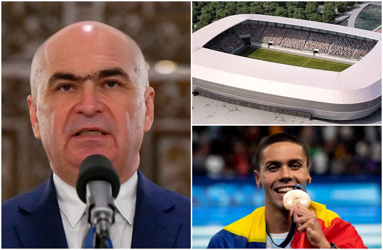 Bolojan îl felicită pe David Popovici, după ce Gândul a dezvăluit că Guvernul vrea să aloce peste un miliard de lei pentru construcția de stadioane