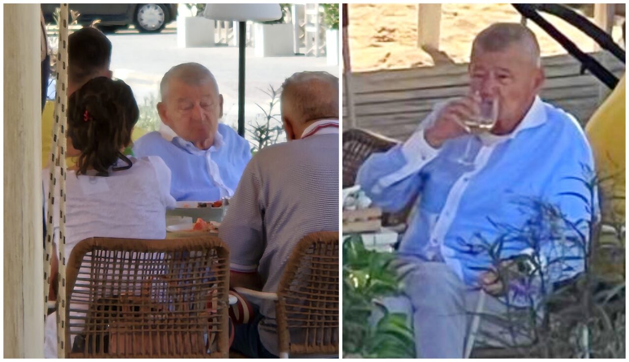 Sorin Oprescu, fostul primar al Capitalei, surprins de turiștii români, la terasă în Grecia, deși a fost condamnat la închisoare