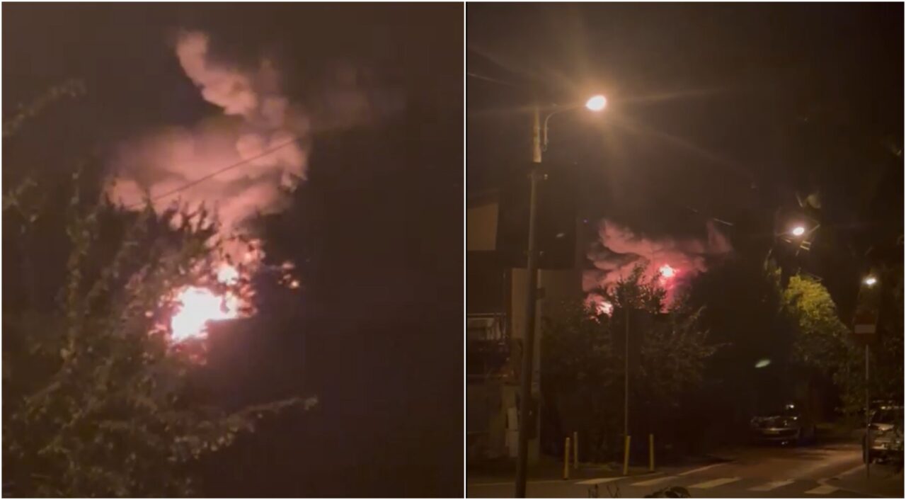 Incendiu de proporții în Sectorul 1 al Capitalei. A fost emis RO-Alert