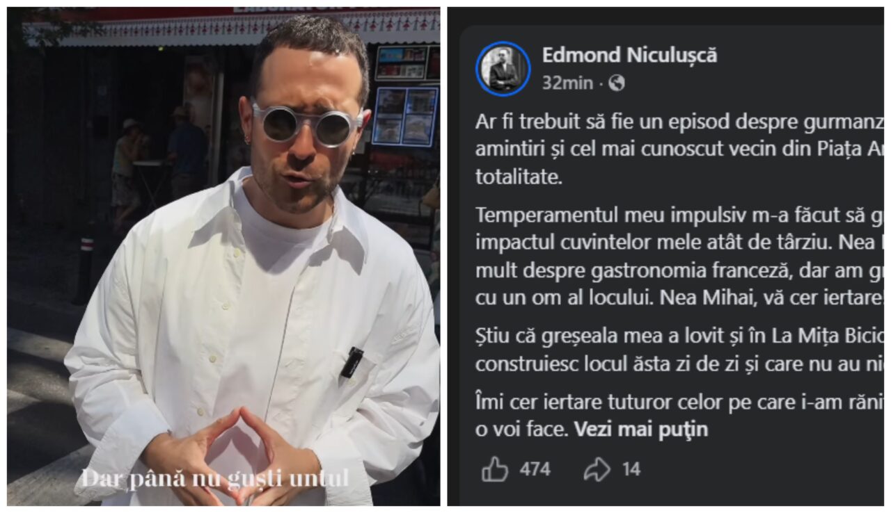 După ce “războiul merdenelelor” a luat proporții nebănuite, Edmond Niculușcă îi cere scuze public lui Nea Mihai. În scandal a intervenit și Ciprian Ciucu, primarul Capitalei