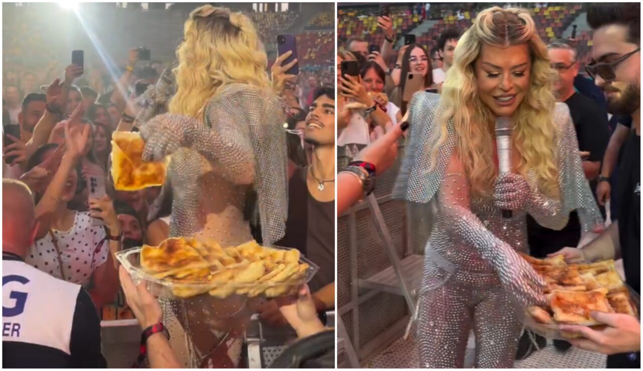 Loredana Groza a împărțit merdenele publicului, la un festival din București. Fanii au fost în delir