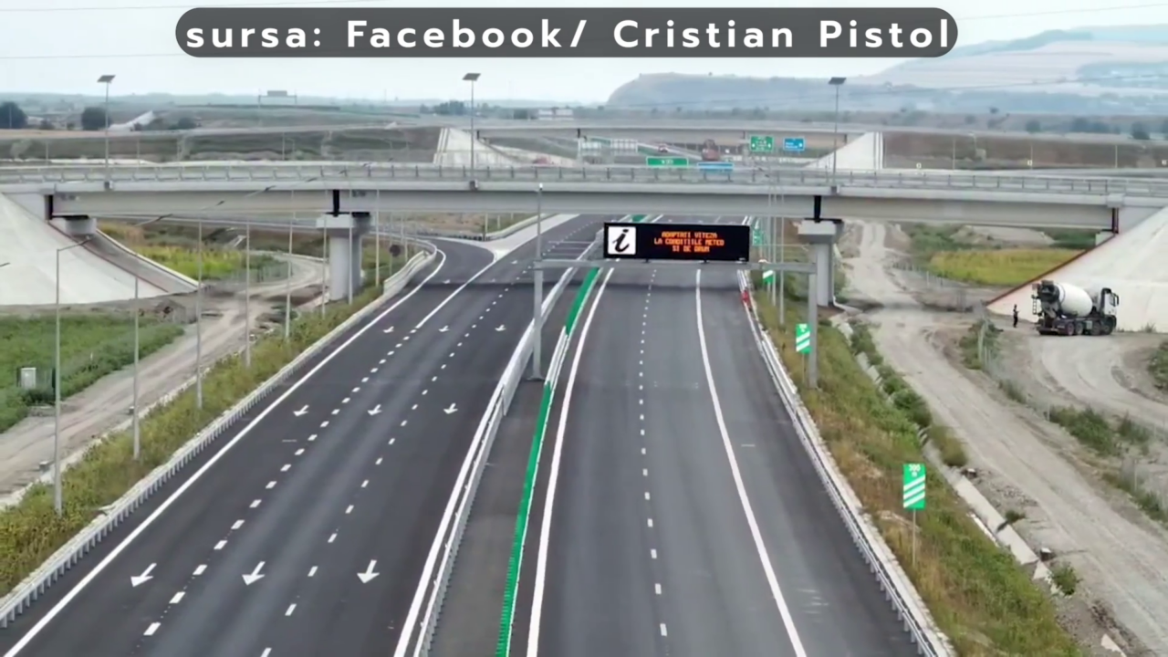 Circulația pe Autostrada Moldovei, de la Adjud până la Bacău, se deschide pe 31 august. Anunțul lui Cristian Pistol