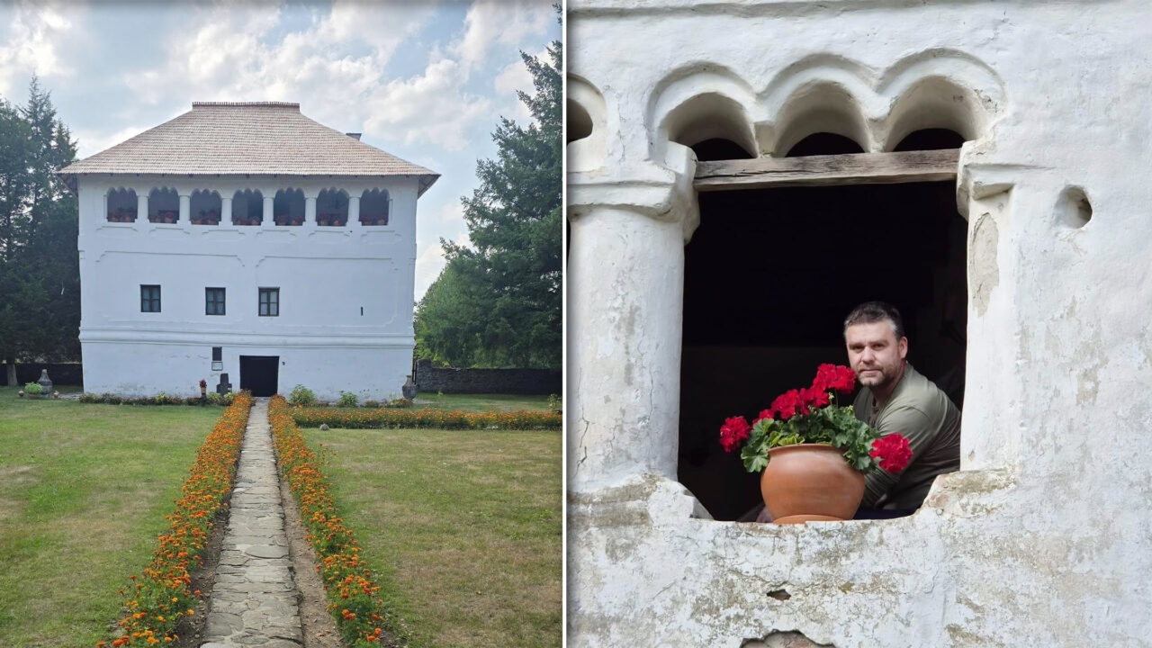 Ciprian Ciucu, ședință foto în vacanță la Cula Duca din Măldărăști