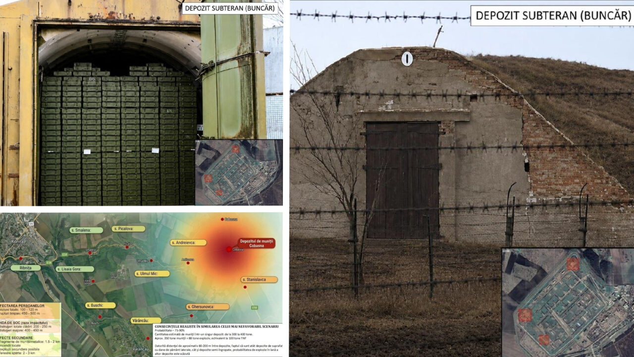 Mitul „unei noi Hiroshima” la Cobasna, demontat de serviciile secrete de la Chișinău. Ce s-ar întâmpla dacă ar exploda cele 14.000 de tone de muniții