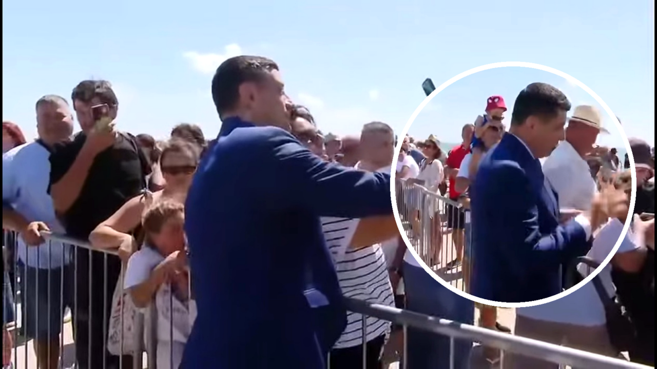 George Simion, prezent la Constanța de Ziua Marinei Române. Liderul AUR a făcut poze cu mulțimea