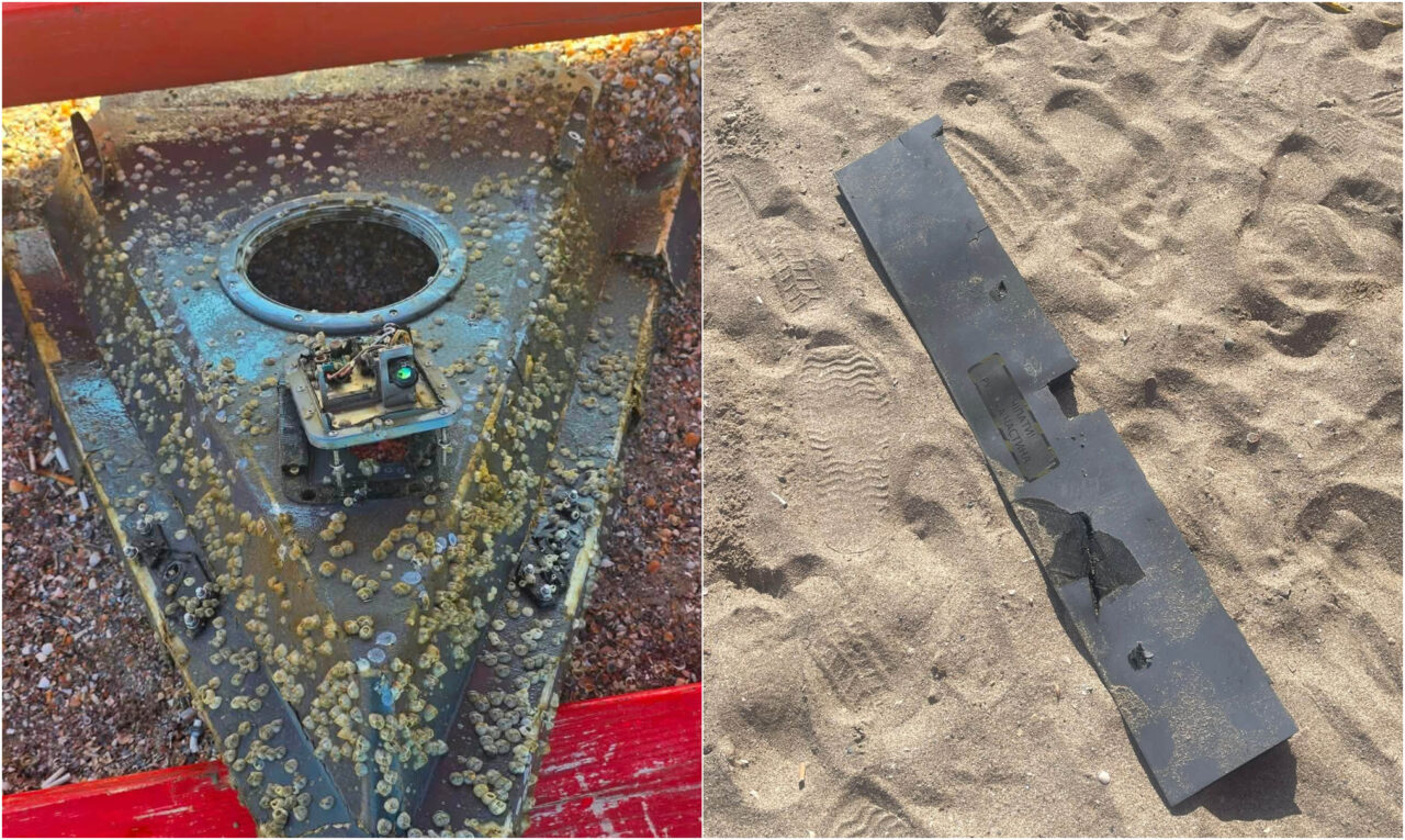 Fragmentul de dronă găsit pe plaja din Eforie Nord ar fi fost scos din apă de o turistă, apoi aruncat sub foișorul salvamarilor