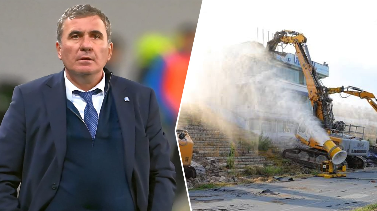 Hagi s-a apucat de demolări la celebrul său hotel din Mamaia. Noul Iaki va avea o plajă privată de aproape 2 hectare