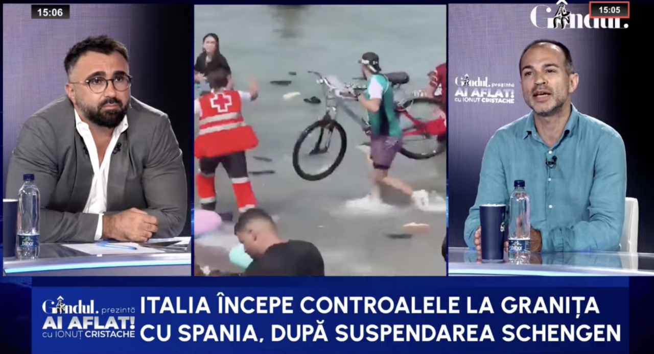 Ștefan Popescu explică reacția Italiei la criza migranților din Ceuta. „Giorgia Meloni a vrut suspendarea zonei Schengen ca să adune electorat”