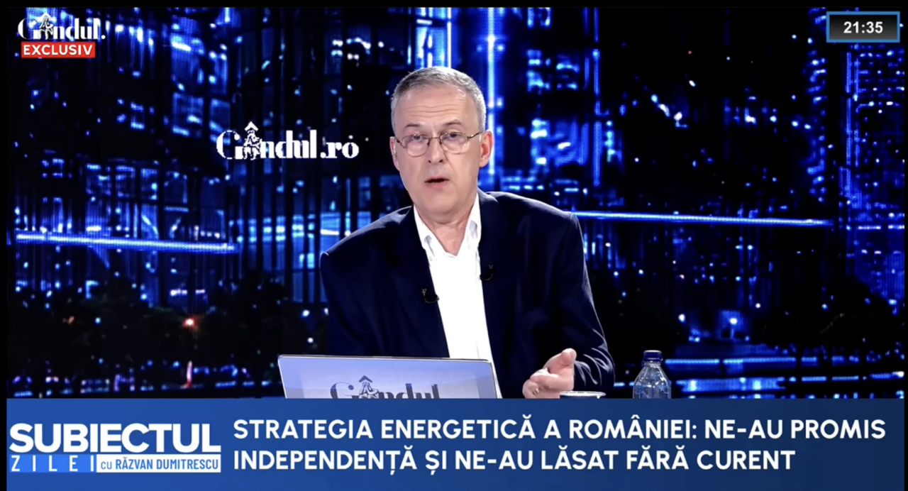 Răzvan Dumitrescu, dezvăluiri despre cum am ajuns în criză de curent electric chiar dacă aveam strategii naționale care promiteau contrariul