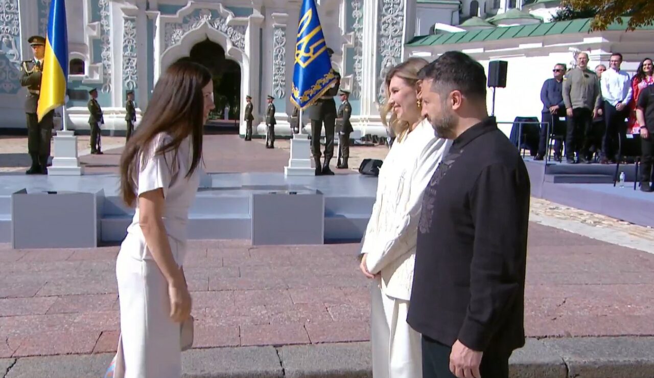 Mirabela Grădinaru se află în vizită la Kiev de ziua Ucrainei. Cu cine s-a întâlnit partenera președintelui Nicușor Dan