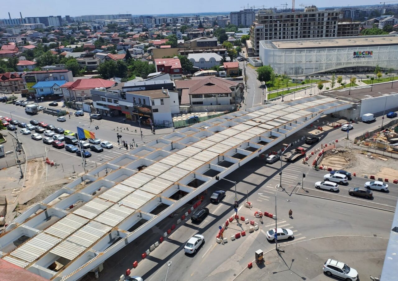 „București, în șantier”. Imagini în premieră cu Pasajul Apărătorii Patriei, filmat de sus. Cum arată și când va fi gata podul care traversează Șoseaua Berceni
