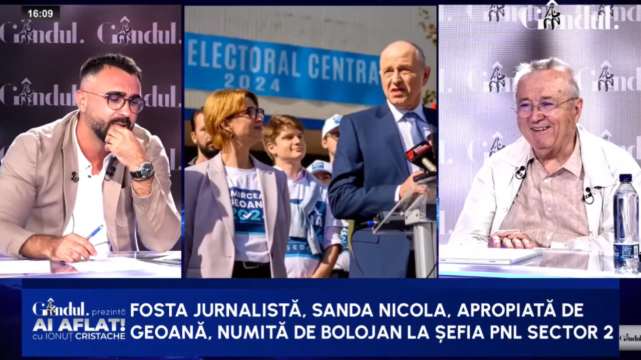 Cristoiu, necruțător în cazul ascensiunii Sandei Nicola în PNL: Dacă voia politică, de ce n-a rămas în partidul lui Geoană?