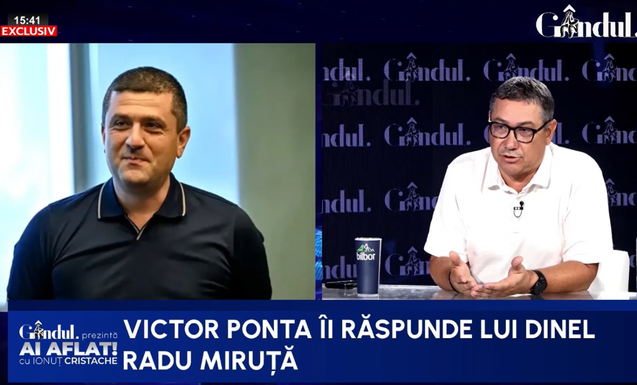 Ponta, provocare pentru Miruță după ce acesta l-a acuzat de interese de lobby în povestea achizițiilor de armament: Are cel mai mare serviciu de informații la MApN, să facă dovada/Fură din banii mei
