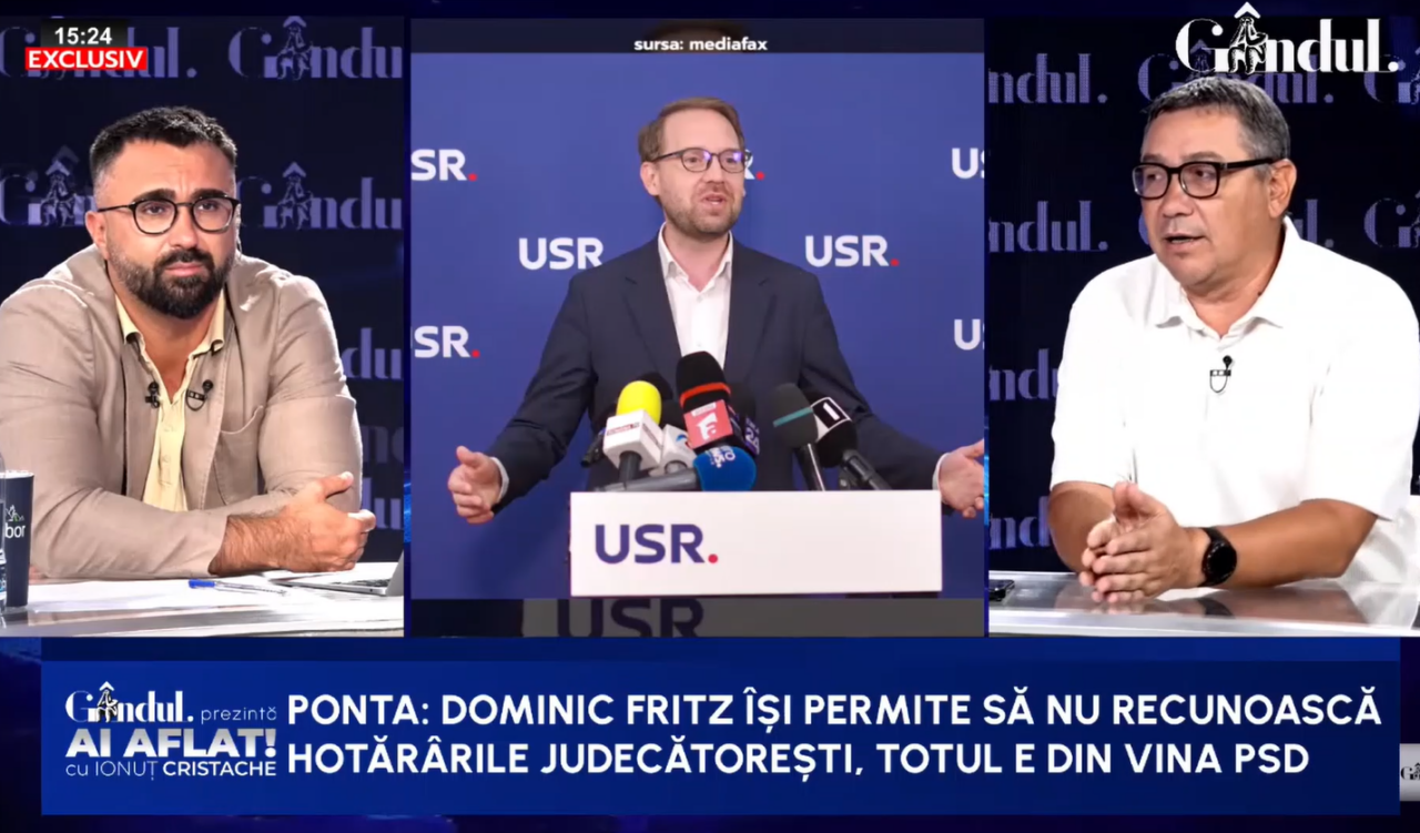 Ponta îl desființează pe Dominic Fritz: Așa un populism grețos n-am auzit la niciun politician român