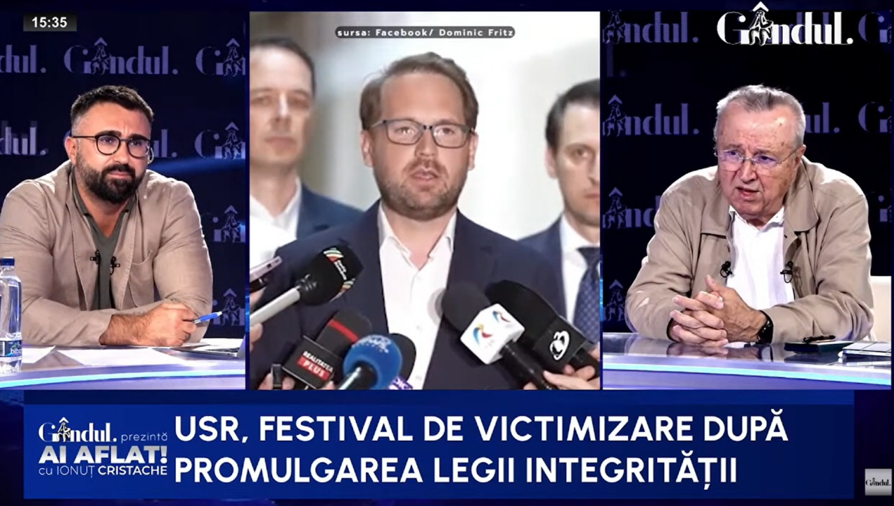 Cristoiu dezvăluie culisele votării legii ANI: Cineva vrea să scape de Fritz/N-a stat cuminte