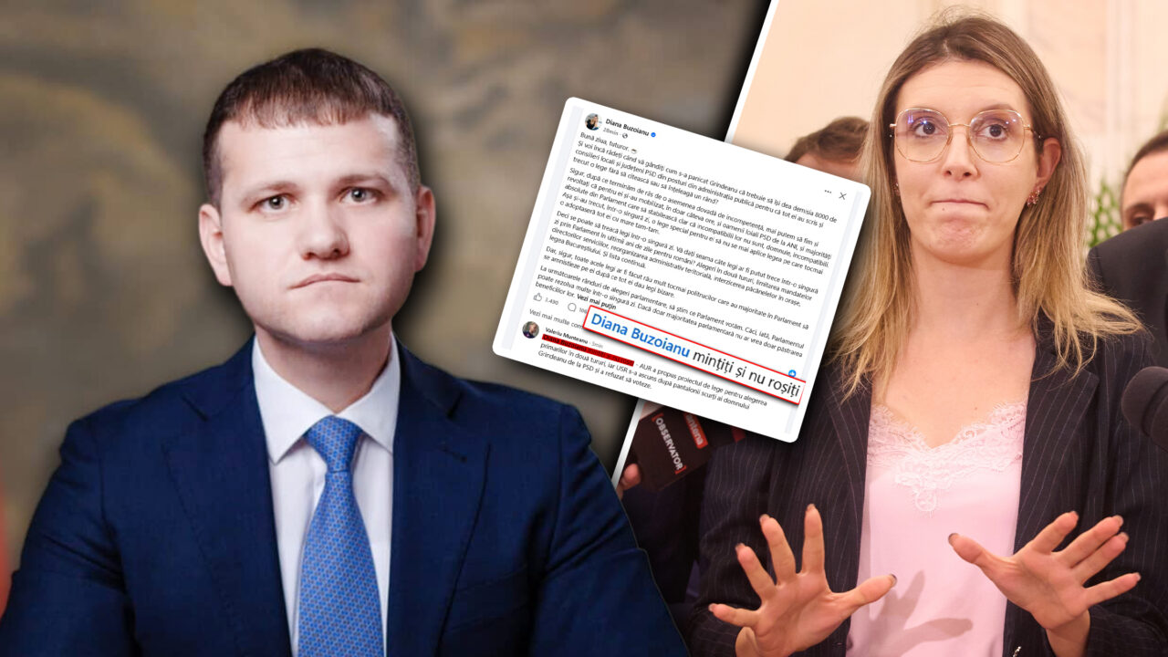 Deputatul Valeriu Munteanu de la AUR o acuză de minciună pe Diana Buzoianu. De la ce a început scandalul