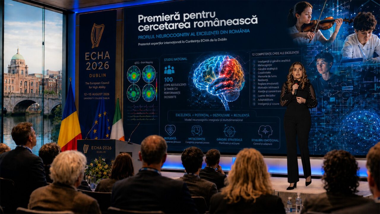 România, pe scena mondială a excelenței: cercetare inedită despre copiii supradotați, prezentată la Dublin