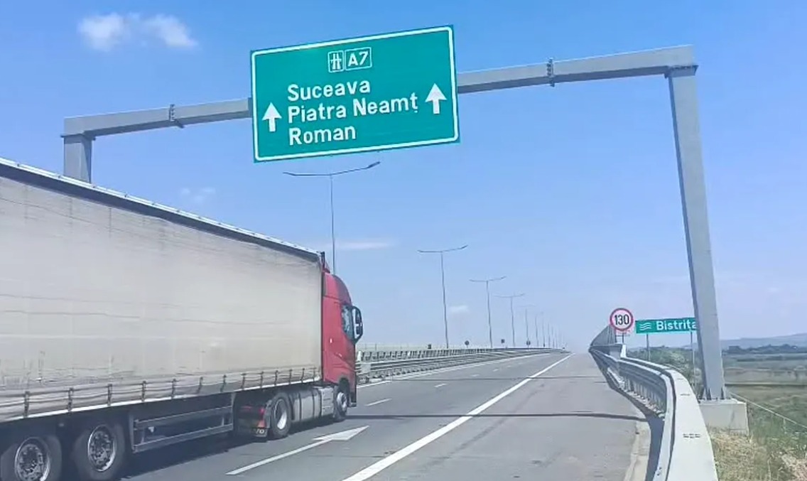 Cât faci acum cu mașina de la București la Bacău pe A7. Încă 46 de kilometri de autostradă sunt aproape gata