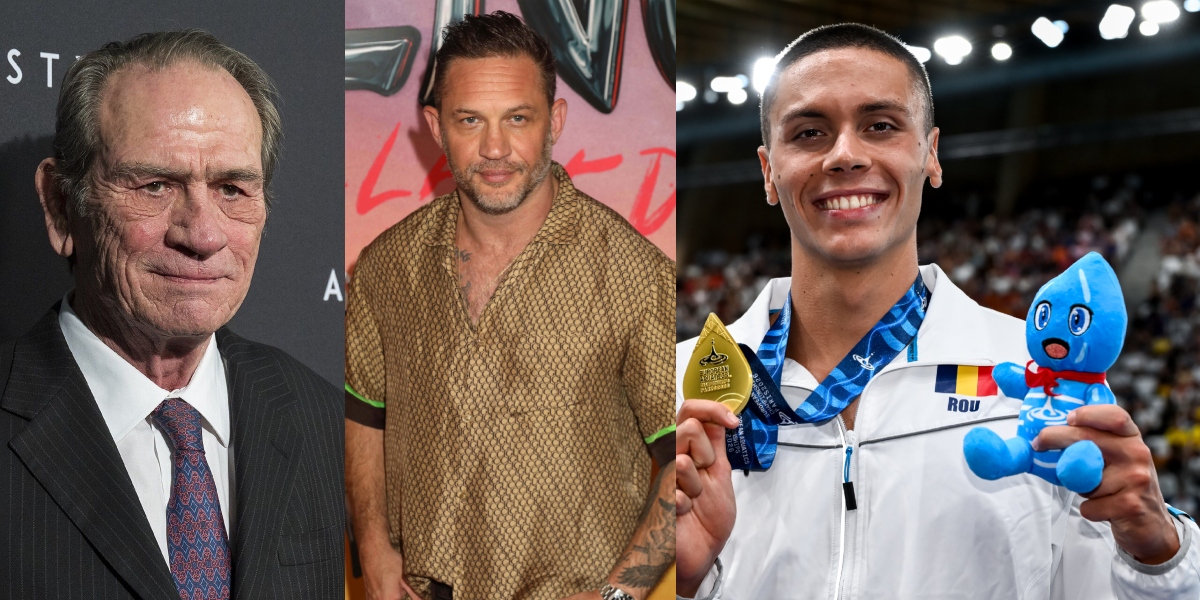 15 Septembrie, calendarul zilei: Tommy Lee Jones împlinește 80 de ani, Tom Hardy 49. David Popovici face 22 de ani