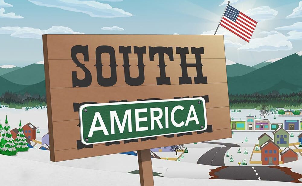 „South Park” îşi schimbă denumirea în „South America”. Numele, ironie la adresa lui Donald Trump