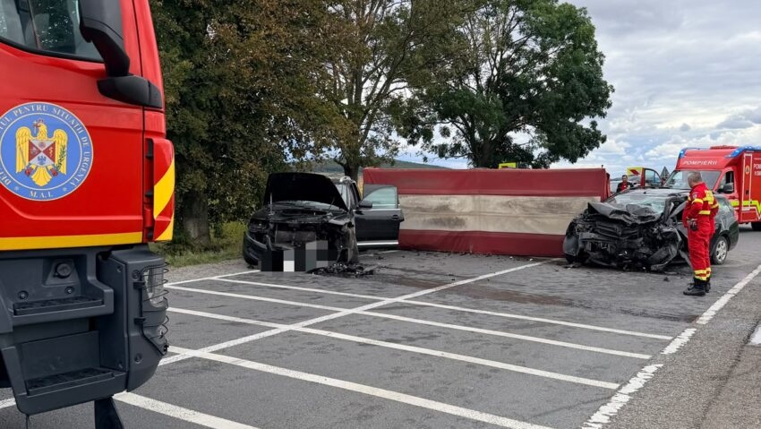 Tragedie în Mureș. Doi morți și patru răniți, între care un minor, în urma unui grav accident rutier produs pe DN15
