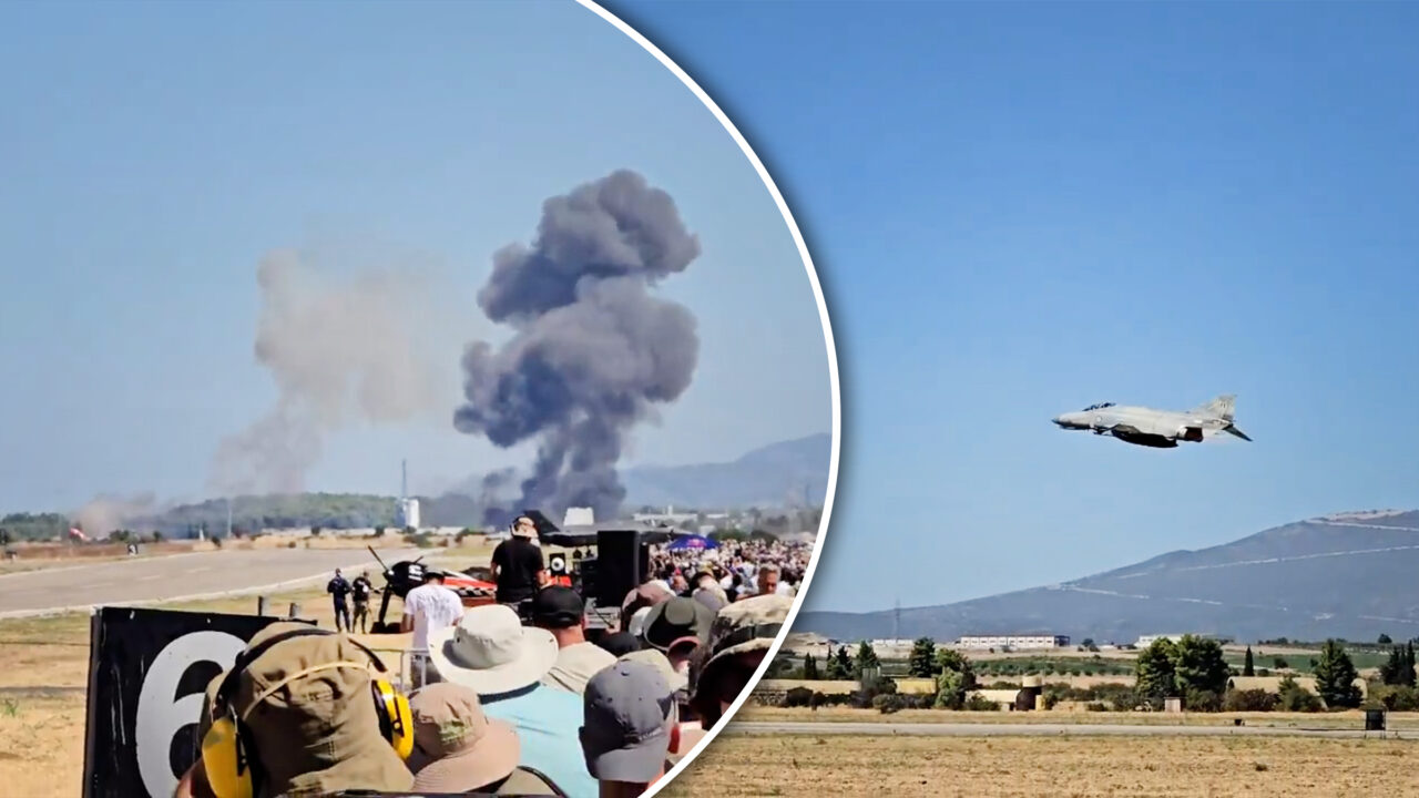 Un avion de vânătoare F-4 Phantom s-a prăbușit peste depozitele Nestle din Grecia. Cei doi piloți și-au pierdut viața
