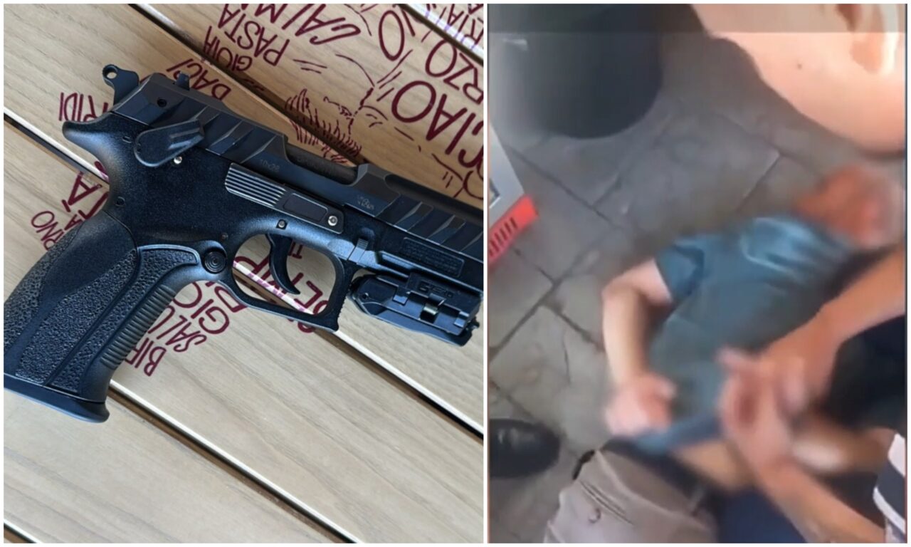 Bărbat beat, prins cu un pistol la brâu, în cartierul rezidențial Cosmopolis. Polițiștii au intervenit la fața locului