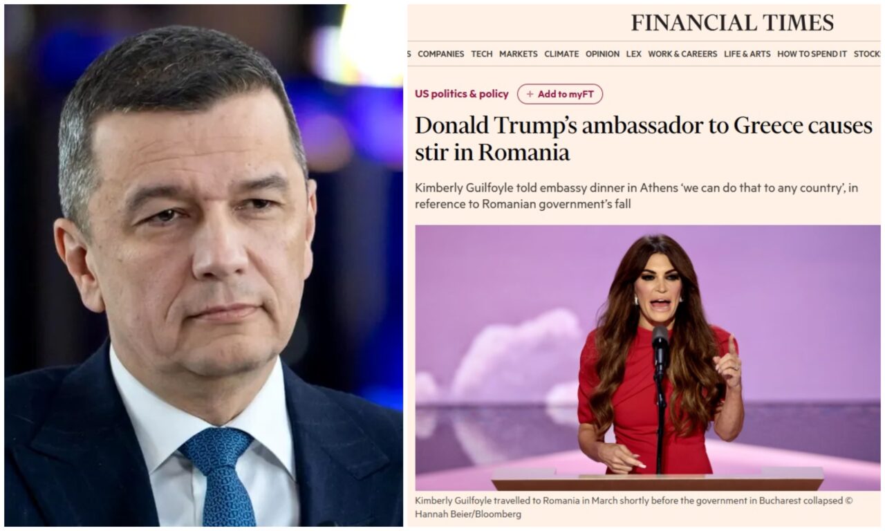 Surse Financial Times confirmă afirmațiile ambasadoarei americane în Grecia cu privire la România. Publicația menționează că nu există dovezi clare referitoare la ingerințe americane în demiterea guvernului Bolojan