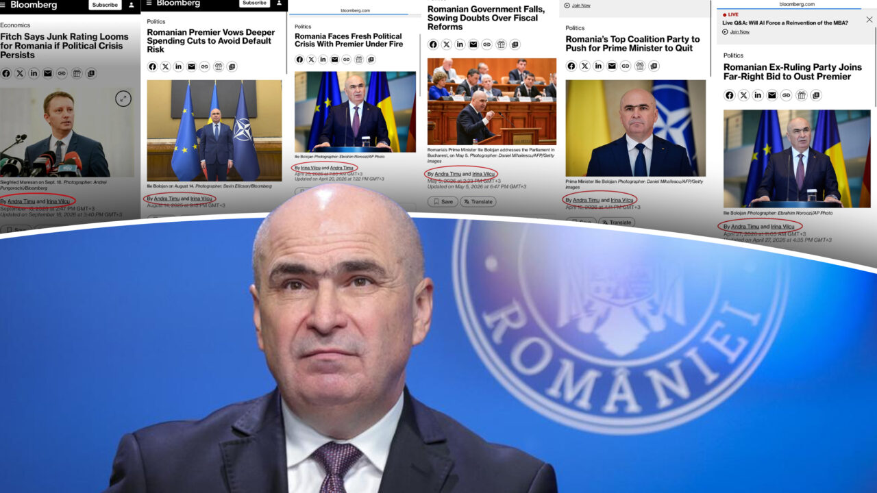 Jurnalistele românce de la Bloomberg care amenință cu „junk” pentru a forța instalarea Guvernului Mureșan sunt aceleași care l-au promovat intens pe Bolojan În 2025, Bolojan le declara, tot în Bloomberg, că România e aproape de faliment Acum, cele două aplică aceeași rețetă pentru Siegfried Mureșan
