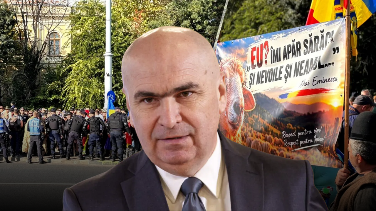 Premierul Bolojan pregătește un comunicat după protestele violente ale oierilor. Guvernul susține că asociațiile reprezentative nu sunt la protest